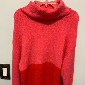 Bardot fuzzy pink sweater